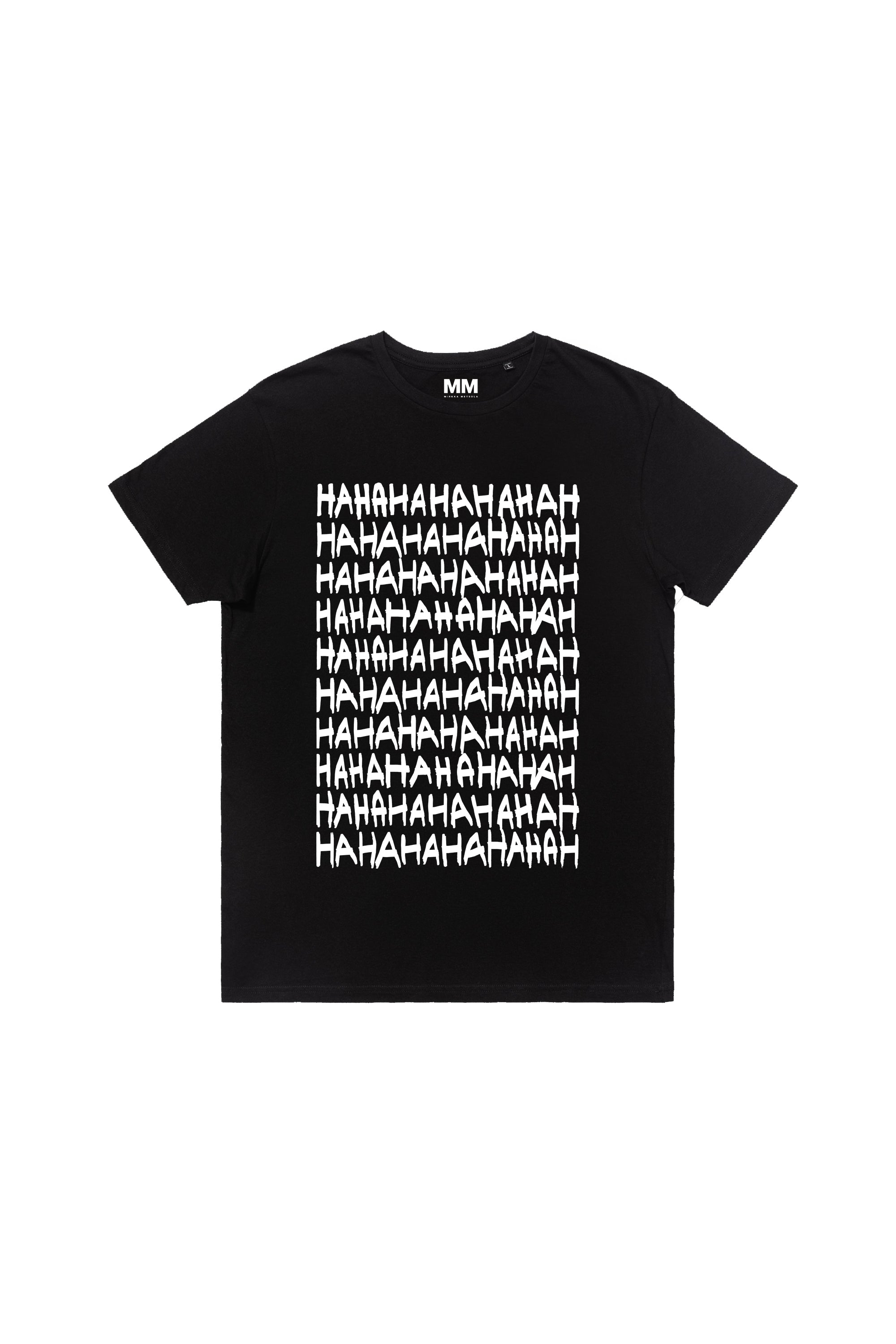HAHA T-SHIRT_black_white