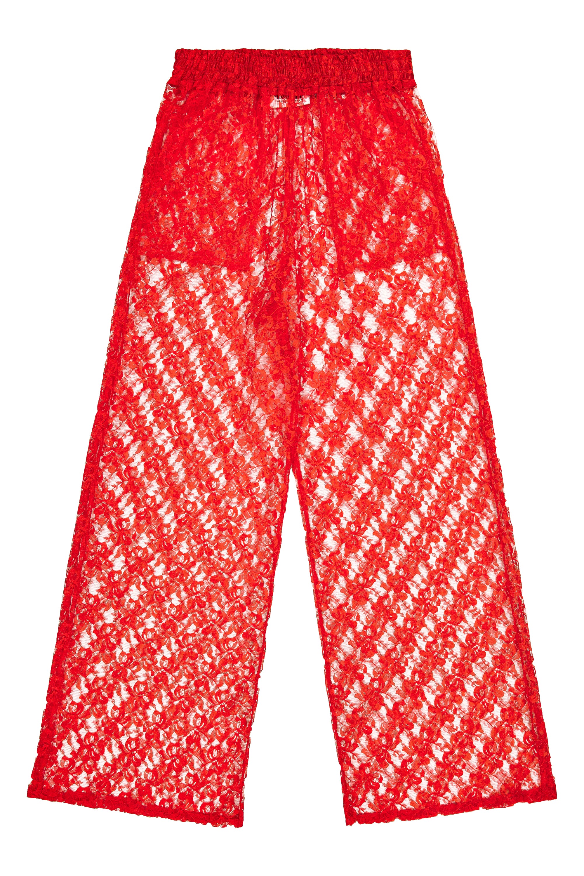 LACE PANTS_punainen
