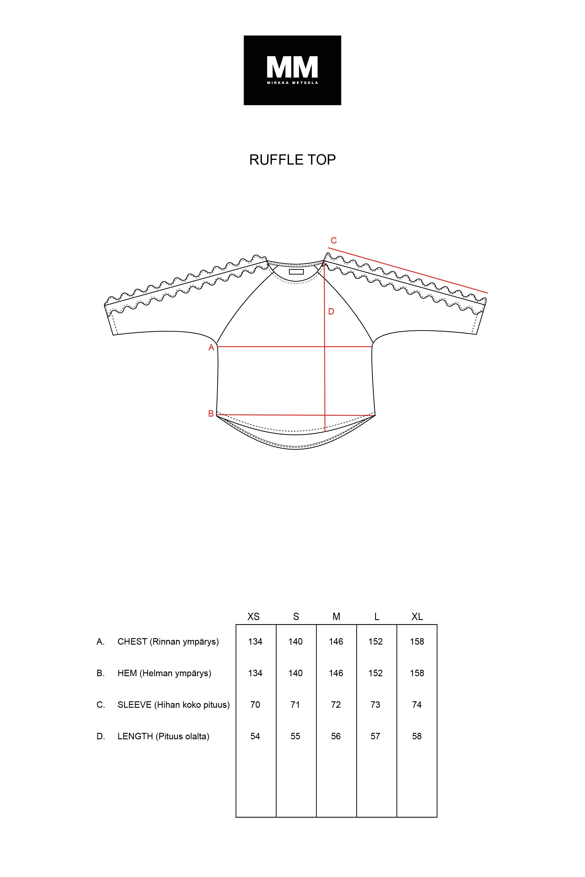 RUFFLE JERSEY TOP (-40%)
