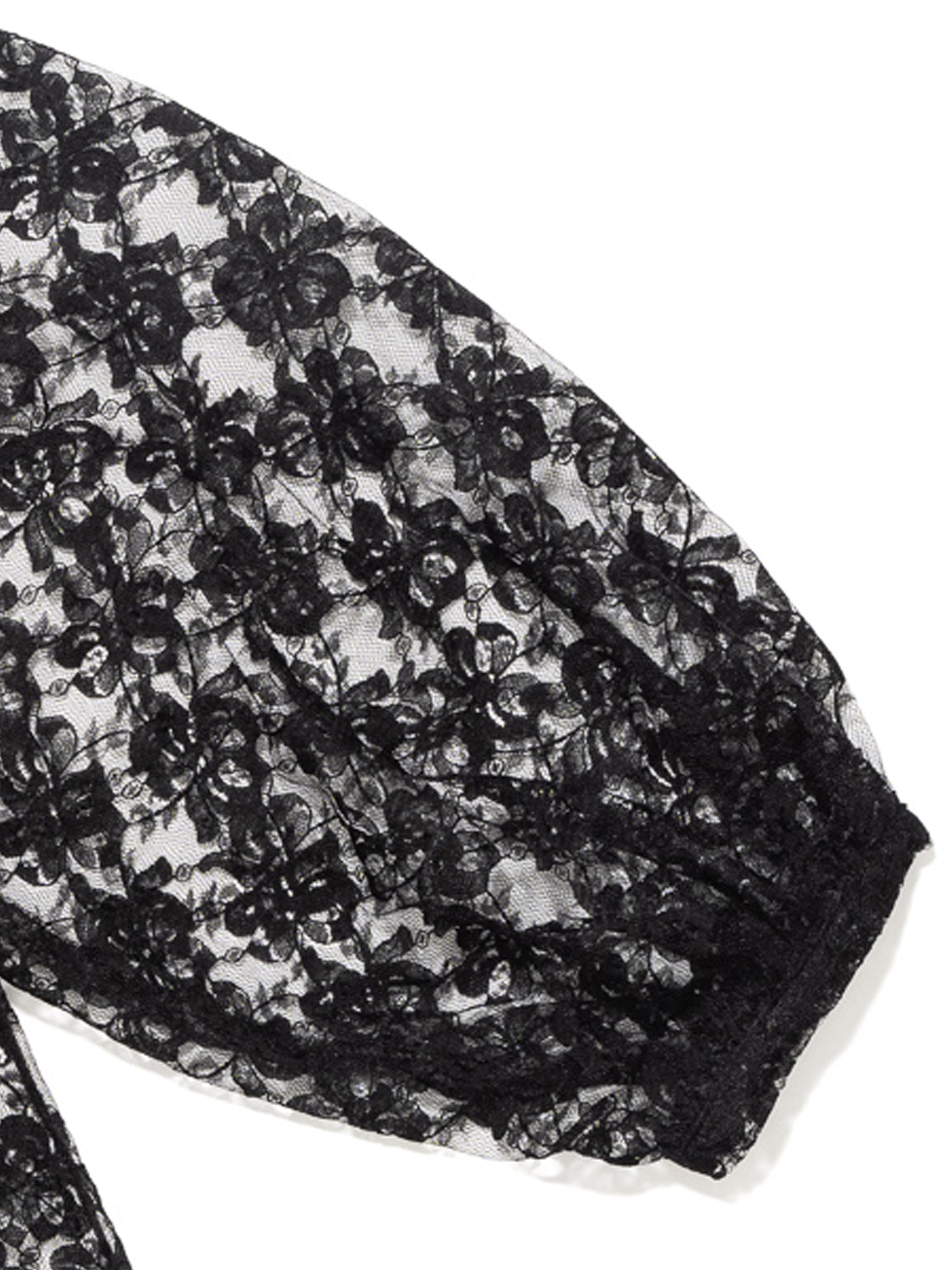 PUFFED LACE TOP