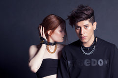 Mirkka Metsola Sustainable Golden Hand Harness Made of Surplus Leather