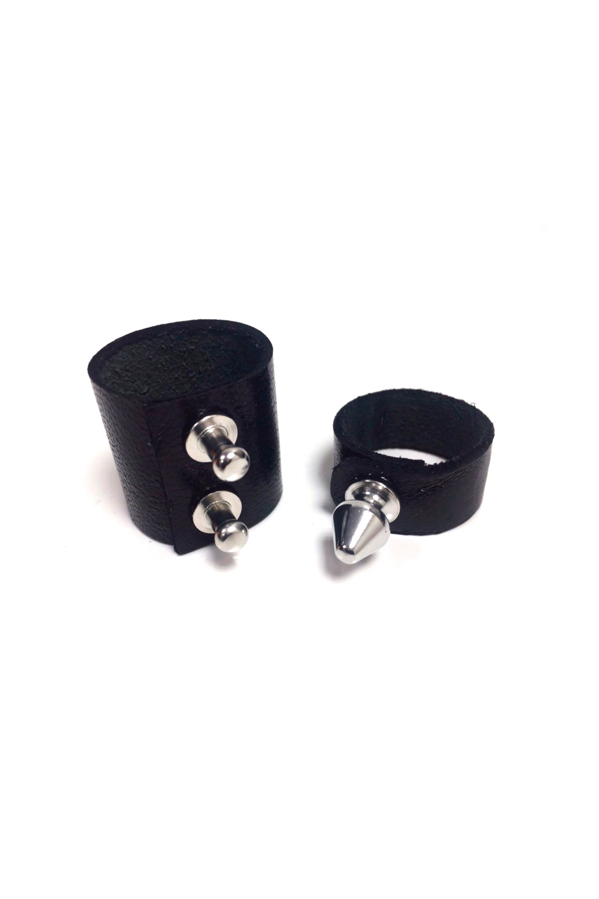 Black Leather Rings_2-pack (-60%)