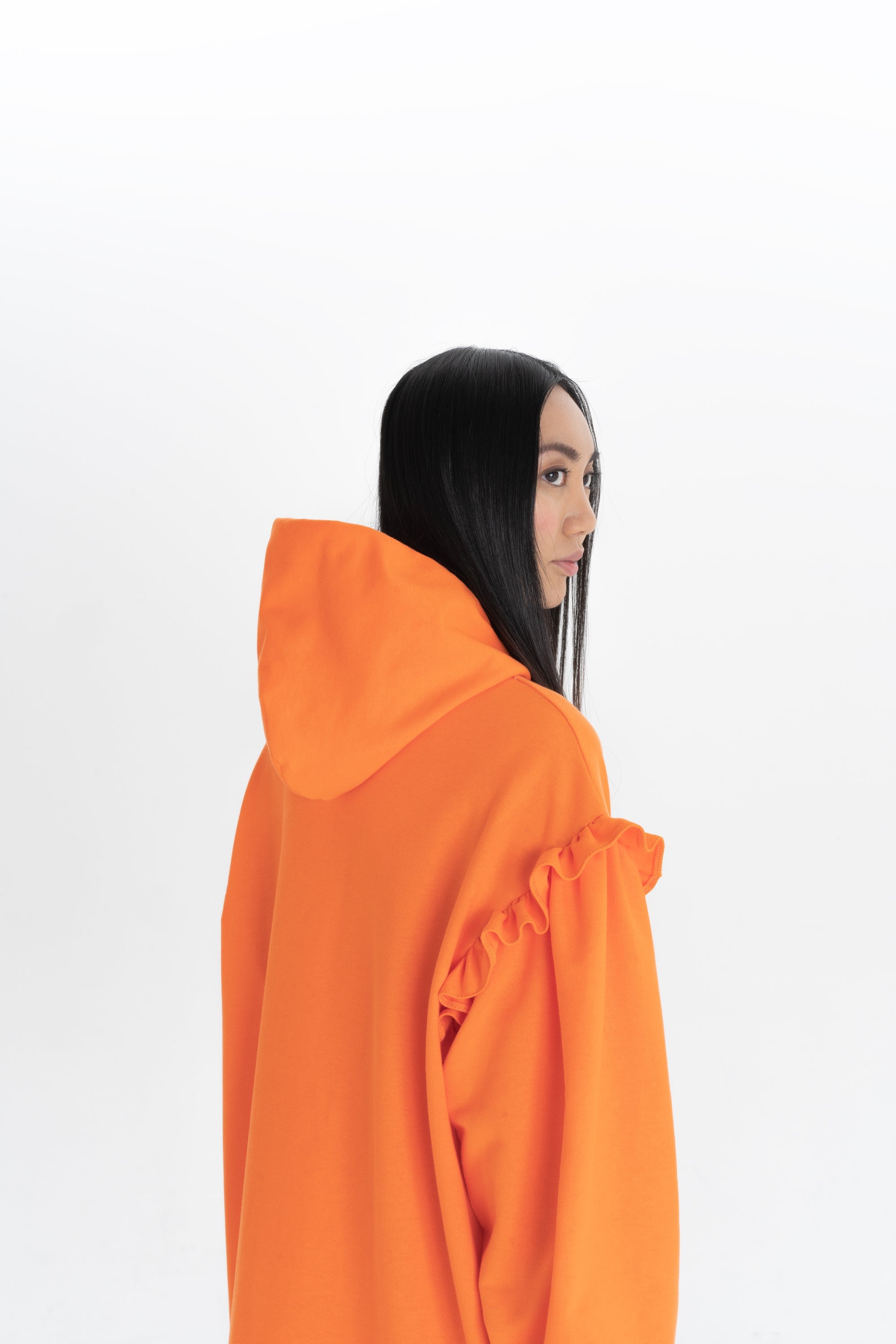 HOODIE DRESS_orange (-50%)