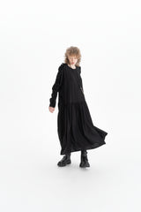 RUFFLE DRESS_black (-40%)