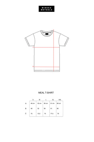 MEAL T-SHIRT_vaaleanpunainen (-50%)