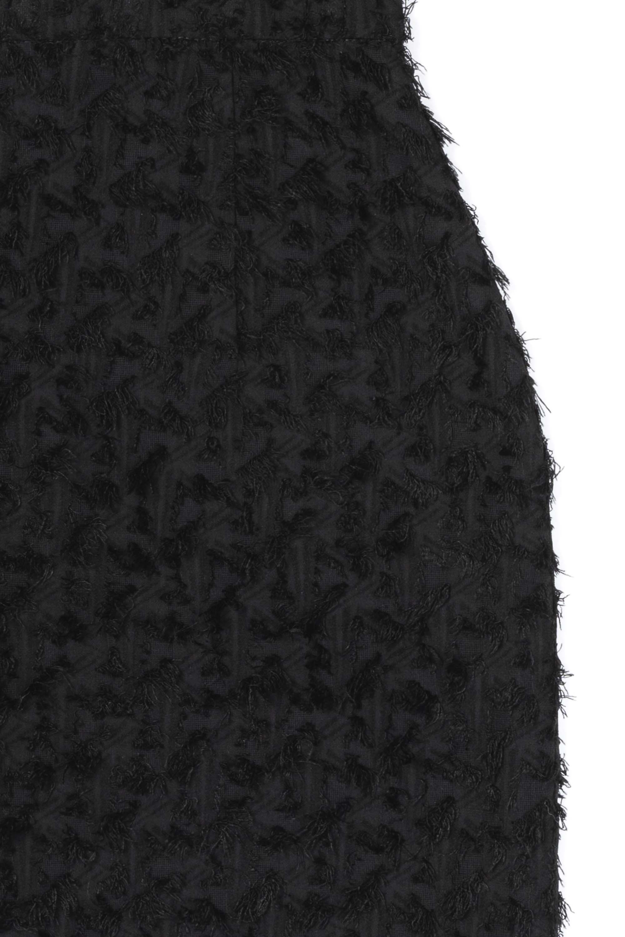 MOON MINI SKIRT_shredded black (-40%)