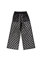 LACE PANTS_musta