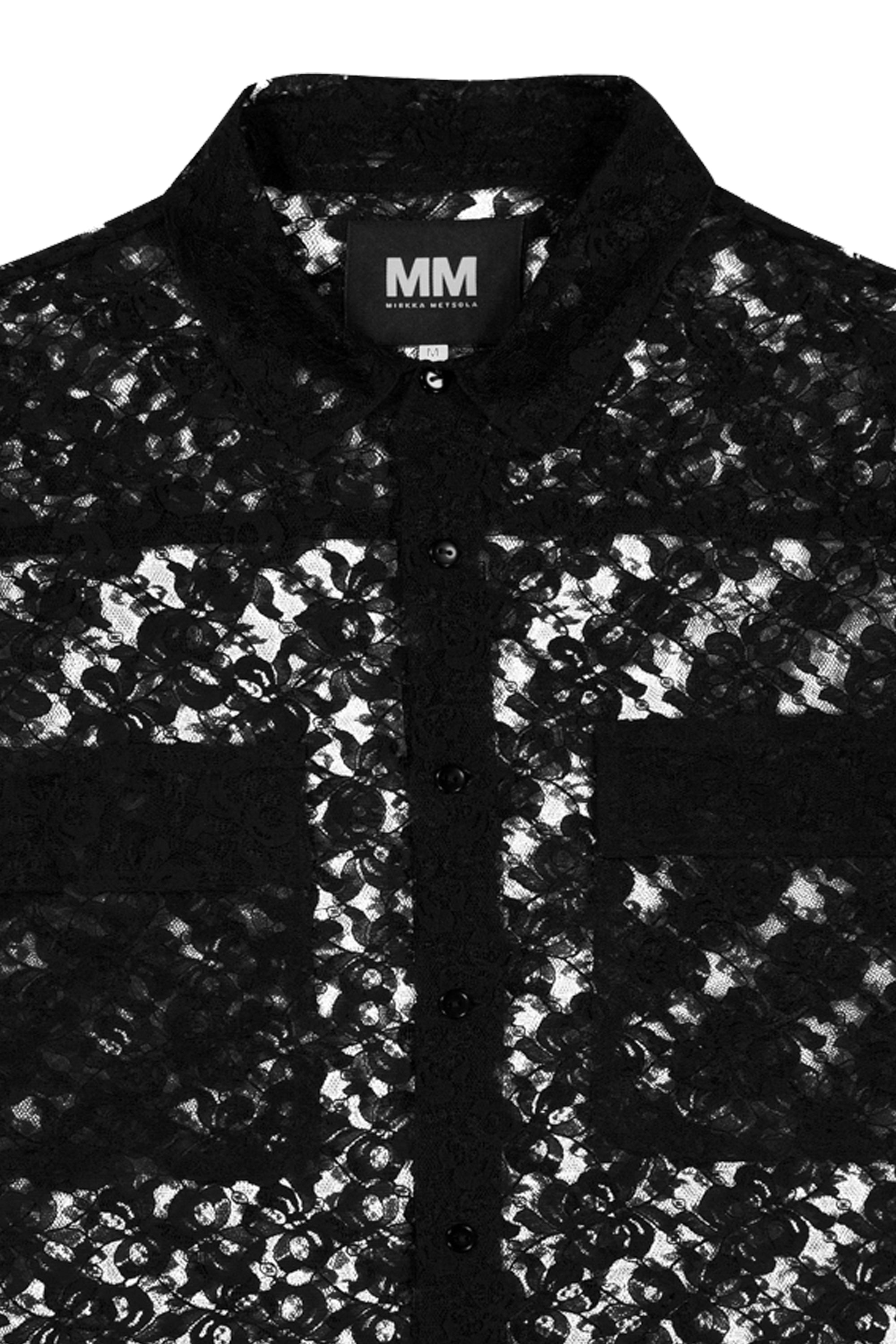 LACE SHIRT_black [unisex]