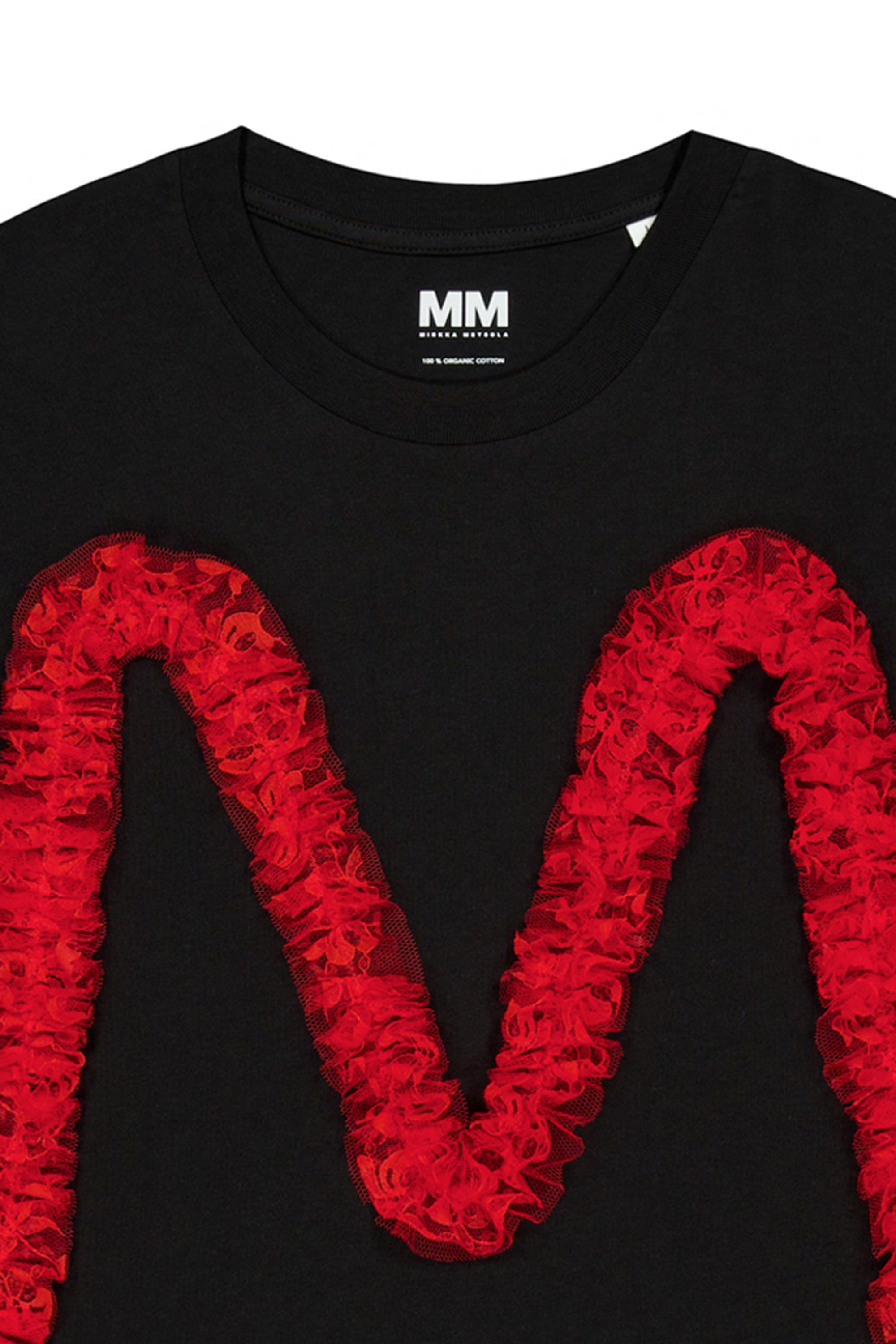 LETTER T-SHIRT_black_red