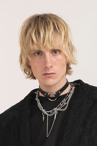 Orbit Leather Choker [unisex]