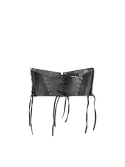 LACE-UP_CORSET BELT_leather