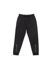 Zipper Sweat Pants_BLACK [Unisex]