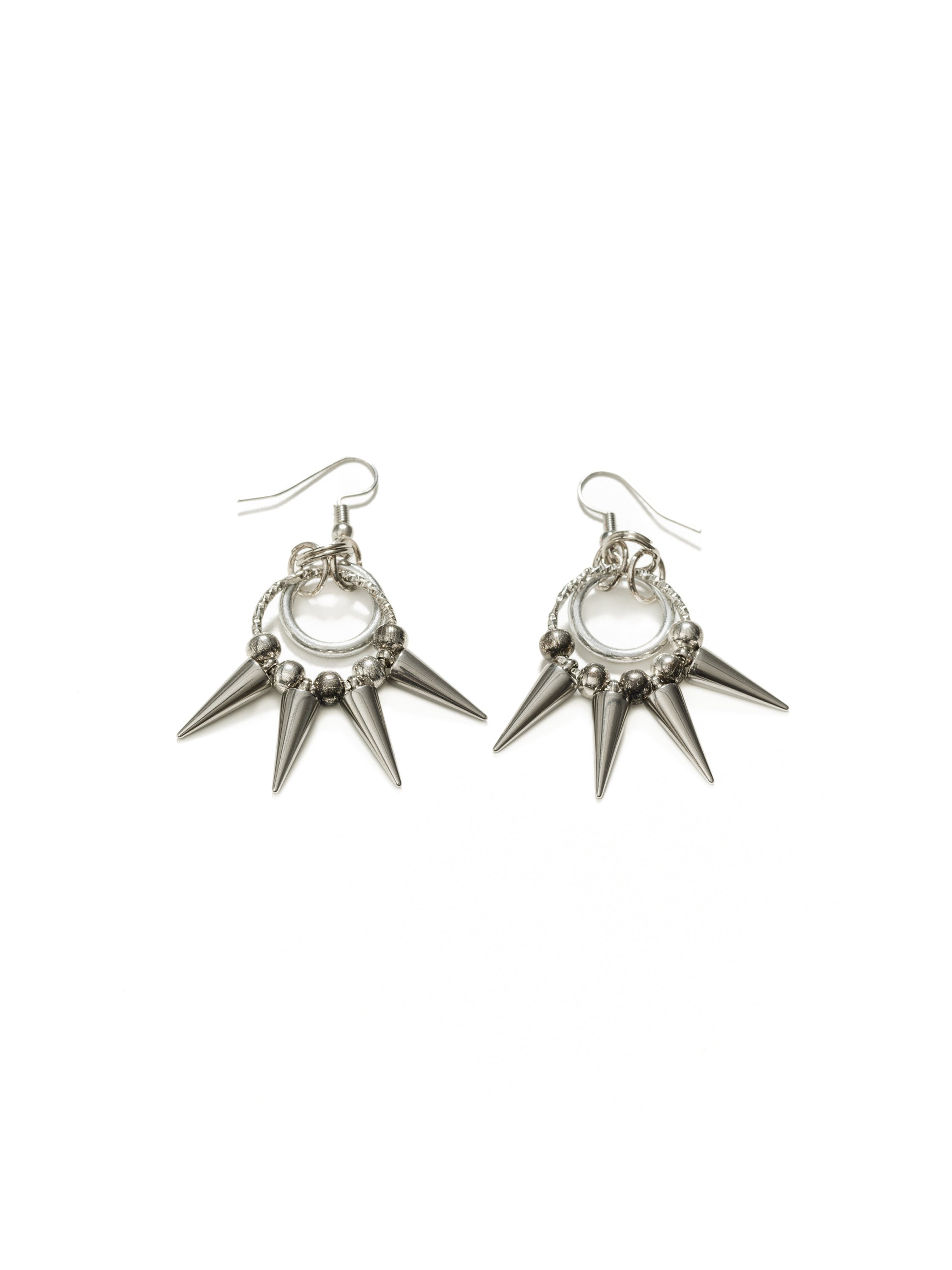 Spike earrings_Silver